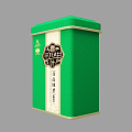 Modern Tea Box Metal Tea Cans 3d model