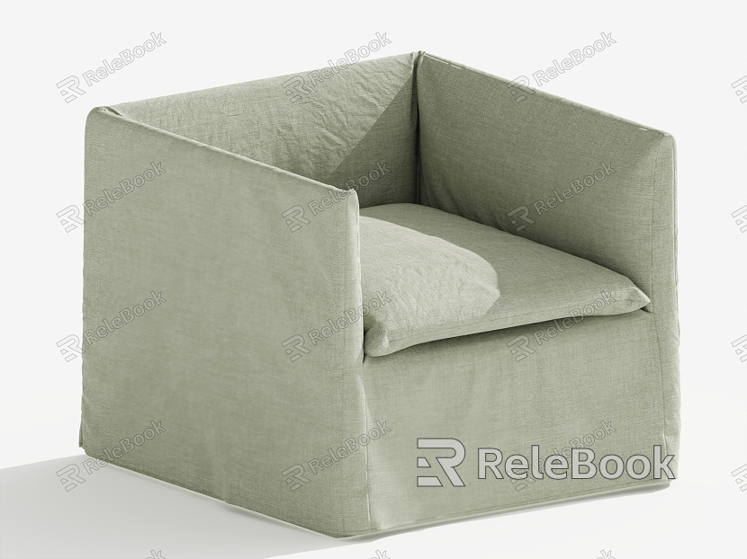 Modern Single Sofa Single Chair Leisure Chair model