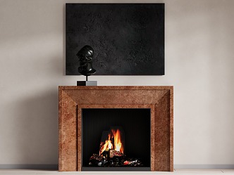 Fireplace 3d model