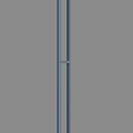 Outdoor Column Light With Blue Vertical Strips And Metallic Structure 3d model