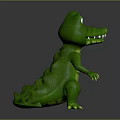 Crocodile Alligator Nile Crocodile carnivore reptile cold-blooded animal reptile 3d model