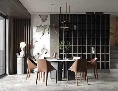 Modern Restaurant 3d model