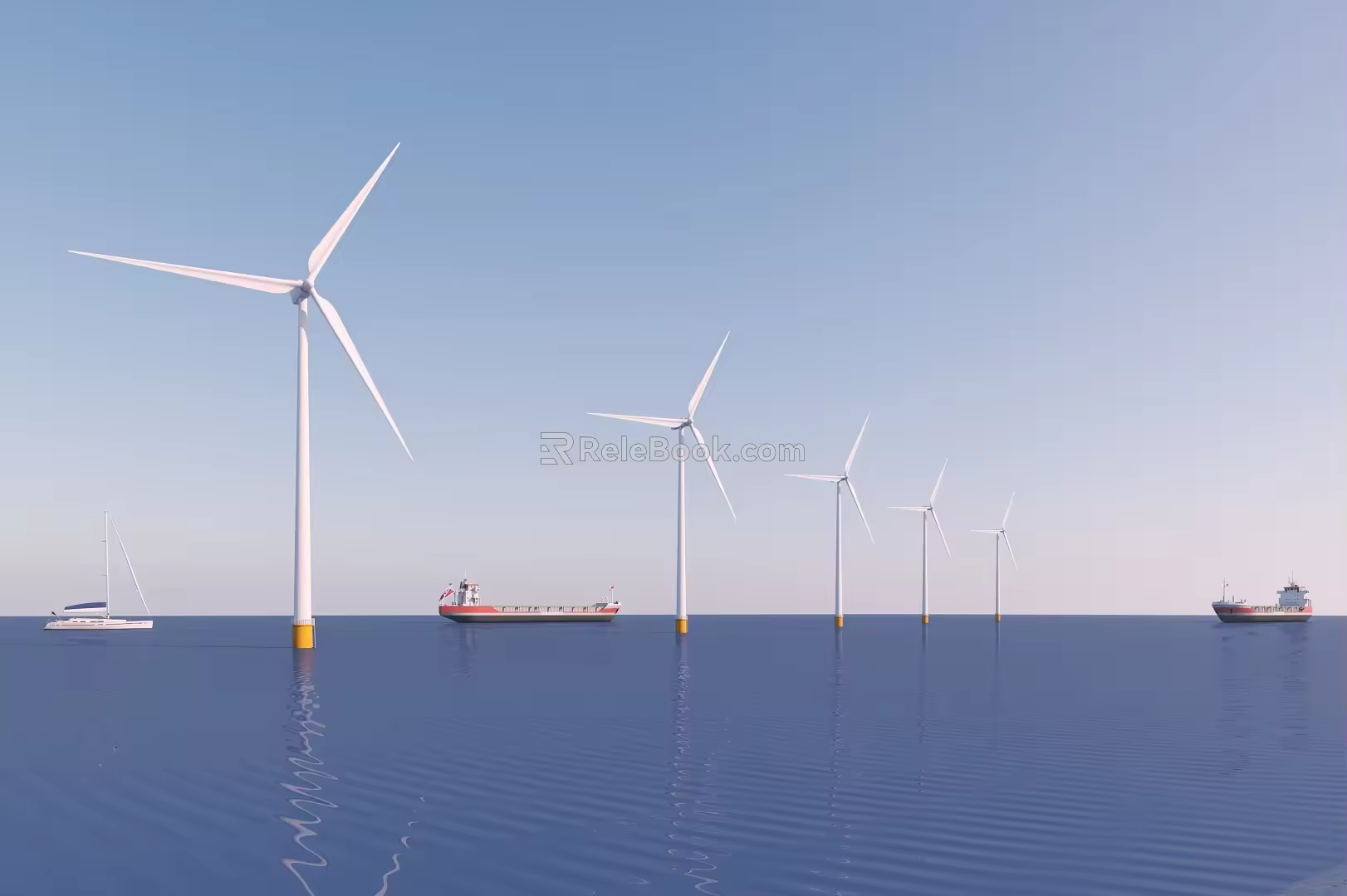 wind power generator 3d model