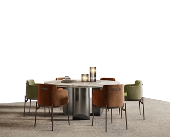 Minotti Miloti Restaurants 3d model