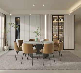 Modern Restaurant 3d model