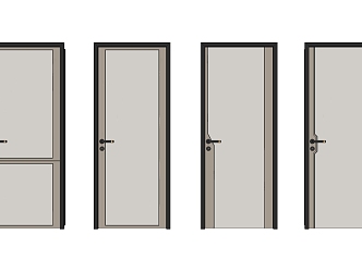 Modern Door Interior Door 3d model