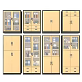 Modern Minimalist File Cabinet File Cabinet Tin Cabinet 3d model