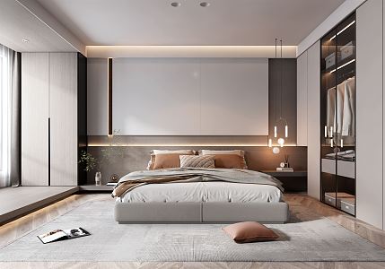 Modern Bedroom 3d model