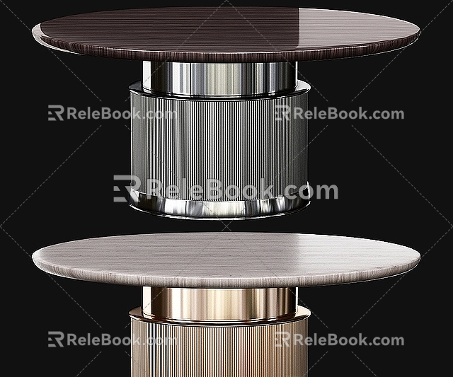 Table Round Table Dining Table 3d model