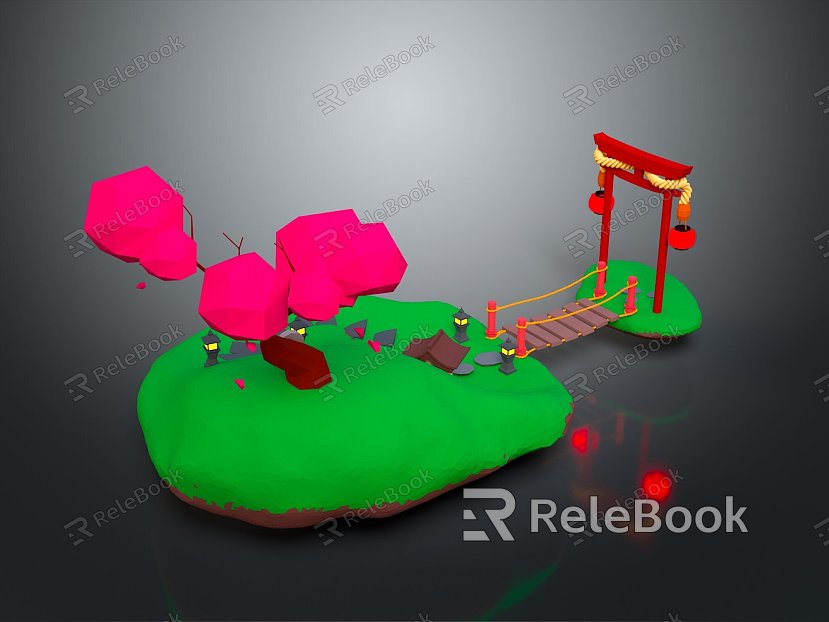 Game Environment Game Scene Fairy Tale Scene Fairy Tale Magic Scene Magic Item Fantasy Scene model