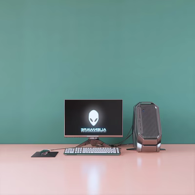 modern computer 3d model modern computer 3d model