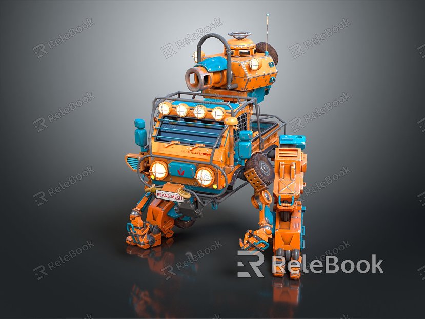 Industrial LOFT Robot Transformers Gauda Warrior Gauda Mecha Warrior model