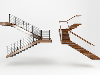 Modern Stairs 3d model