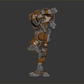 Mecha Warrior Mecha Soldier Machine Armor Mechanical Armor 3d model