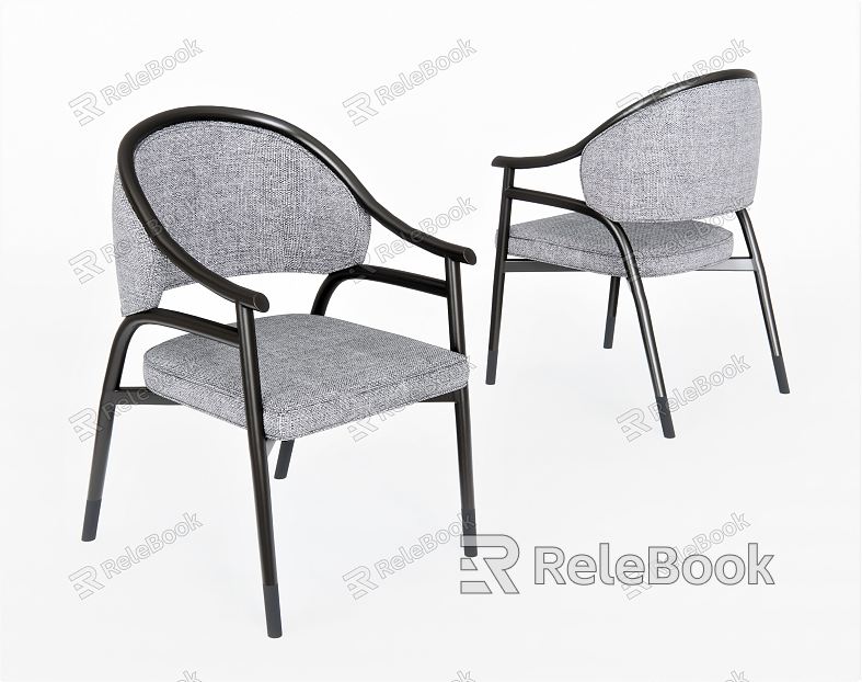 Modern Dining Chair Leisure Chair Armchair Cloth Chair Backrest Chair Sofa Chair Single Person Sofa model