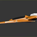 Modern Spaceship Spacecraft 3d model