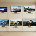 Haier Full Screen TVs Wall Mounted in Various Sizes Showing Scenic