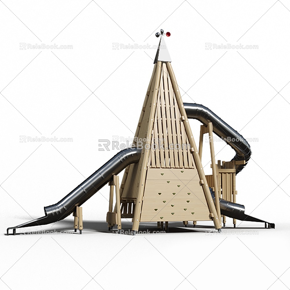 modern slide 3d model