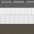 Sports Fitness Ballet Dancer Practicing Pose In Spacious Studio With Wooden Floor And Large Windows
