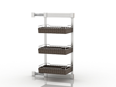 Modern Interior Storage Rack 3d model