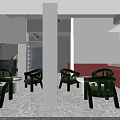 Music Instrument Store Modern Interior With Black Pianos And Wall Mounted Guitar
