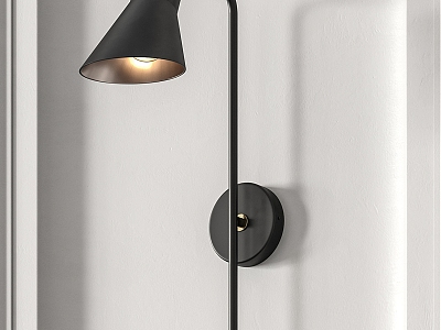 Modern Wall Lamp Metal 3d model