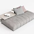 Modern Sofa Stool Multi-Person Sofa Leisure Sofa Reading Sofa Lazy Sofa Side Cushion Long Sofa 3d model