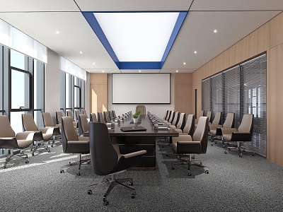 Small conference room 3d model