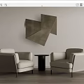 Modern Minotti leisure sofa combination 3d model