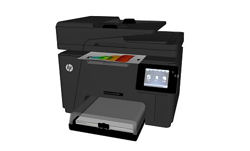 Modern Printer Equipment 3d model