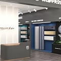 PHILIPS Central Air Conditioner Showroom With Product Displays And Reception Desk