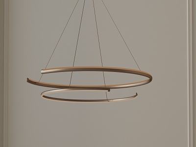 Modern chandelier 3d model