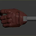 Gloves Handguard PBR Game Item 3d model