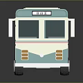 Bus Large Bus CMB Medium Van Large Van Bus School Bus Van Box Car 3d model