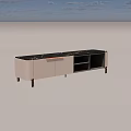 Modern Entryway Side Cabinet With Light Color Sleek Design Storage Drawers And Metal Legs