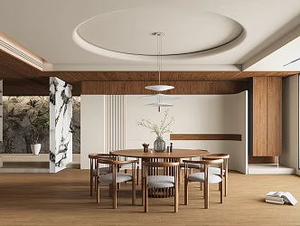 Modern Restaurant 3d model