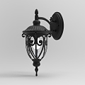 European-style outdoor wall lamp 3d model