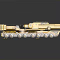 Yellow Heavy Duty Crane Truck With Multiple Wheels For Industrial Construction