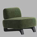 Single Seater Sofas In Various Styles And Colors For Modern Living Spaces 3d model
