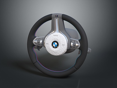 Hyundai steering wheel car steering wheel auto parts 3d model