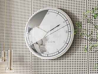 Modern clock wall clock 3d model