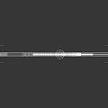 Modern Outdoor Street Light Featuring Two Lamp Heads On Metal Pole Design