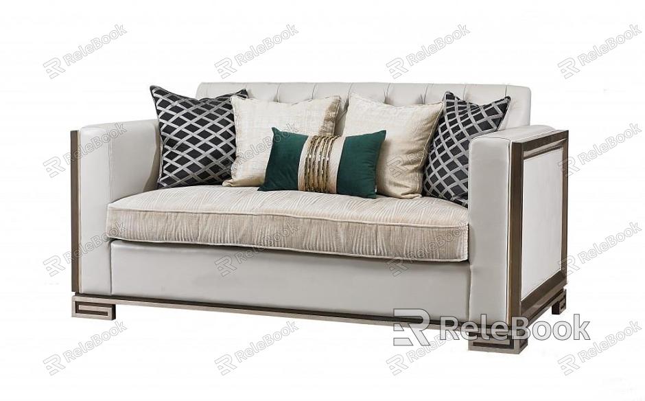 Double sofa model