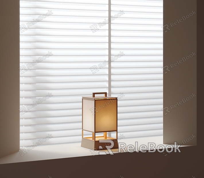 Japanese-style table lamp model