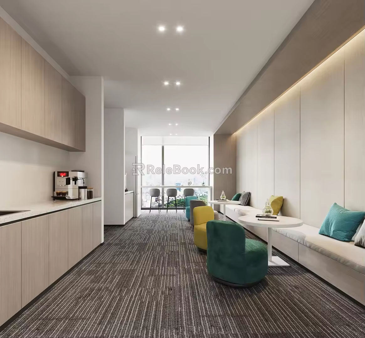 Modern pantry 3d model