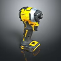 DEWALT Cordless Impact Wrench With Yellow Black Design And Ergonomic Handle