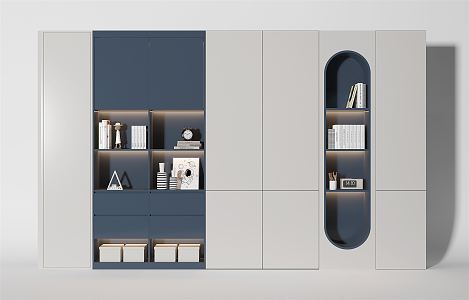 Modern Decorative Cabinet 3d model