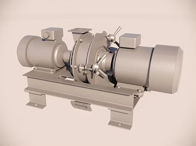 Mechanical Equipment Centrifugal Mill 3d model