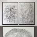 Modern Abstract Line Art Framed Prints For Home Living Room Decor