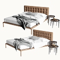 Double bed 3d model